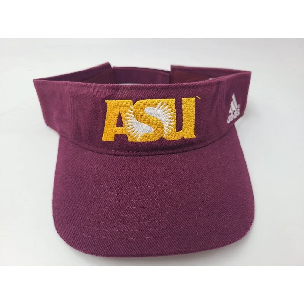 Arizona State University Sun‎ Devils Adidas Golf Visor Adjustable Hat Cap NCAA